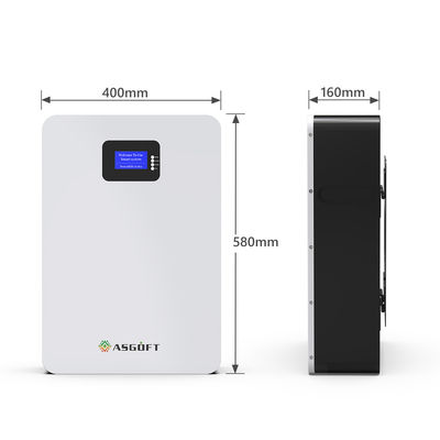 جودة  10kwh 20kwh Lithium Lifepo4 Powerwall Solar Battery Inverter 51.2V 48V 100Ah 200Ah مصنع