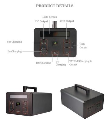 قابلة للشحن لايفبو 4 مولد بطارية Powerstation 1000 Wh 150w 350W 500wh للسيارة الكهربائية