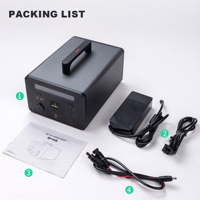 Quick Charge Lithium Solar Power Station لايفبو 4 Battery Generator 220v 700w للمنزل