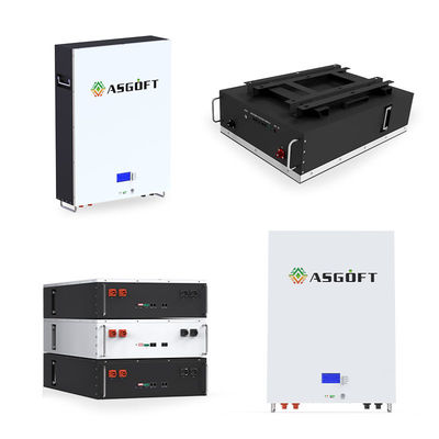 نظام تخزين الطاقة الشمسية المثبت على الحائط Lfp 5kw 10kw 51.2v 48v 100ah لايفبو 4 Powerwall Battery