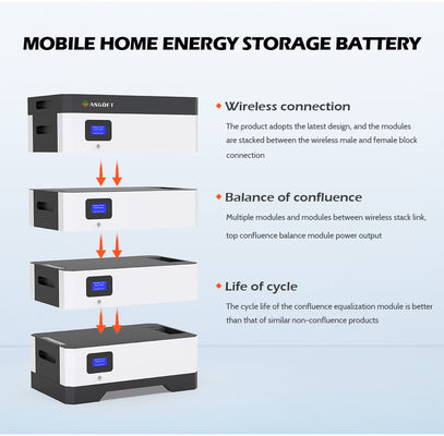 48V 5Kwh 10Kwh Off Grid لايفبو 4 نظام بطارية تخزين الطاقة