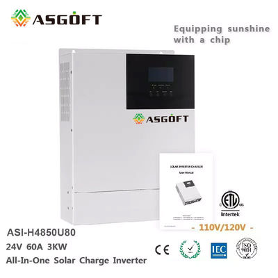 3Kw 4Kw 5Kw 6Kw مرحلة واحدة على خارج الشبكة MPPT الشمسية العاكس 220V ODM
