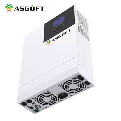 5kw 6kw 5000w الهجين موجة جيبية نقية خارج الشبكة العاكس الشمسية MPPT مع شاحن MPPT