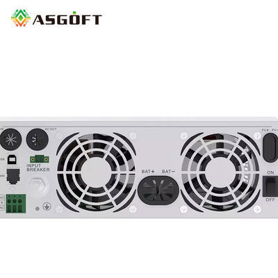 5kw 6kw 5000w الهجين موجة جيبية نقية خارج الشبكة العاكس الشمسية MPPT مع شاحن MPPT