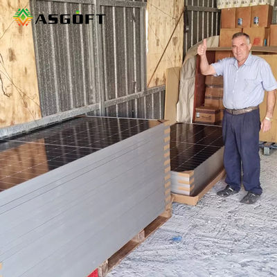 مستودع أوروبا للطاقة الشمسية الألواح الكهروضوئية أحادية البلورية PERC PV Module 200w 300w 450w 600 Watt