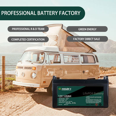 حزمة بطارية ليثيوم LiFePo4 120AH 12V لتخزين الطاقة الشمسية