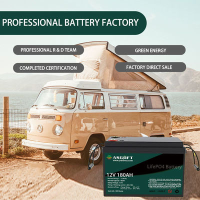 قابلة للشحن 180ah Lifepo4 12V بطارية ليثيوم حزمة العميق دورة ODM