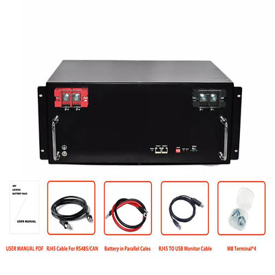 OEM 48 فولت بطارية ليثيوم أيون حزمة 15s 10kwh 180ah 10kw