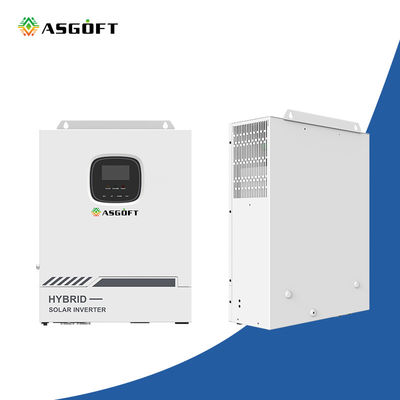 5.5KW 5.5KVA MPPT عاكس الطاقة الشمسية الهجين خارج الشبكة على الشبكة 80A 500VDC