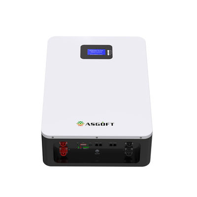 48v 51V Lifepo4 بطارية ليثيوم 100Ah 5.12kwh 10kw المدمج في BMS Powerwall مع شاشة LCD