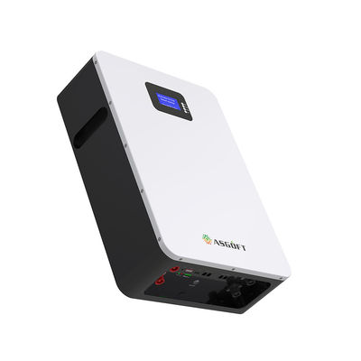 48v 51V Lifepo4 بطارية ليثيوم 100Ah 5.12kwh 10kw المدمج في BMS Powerwall مع شاشة LCD