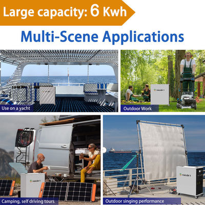 Asgoft 3kw 6kwh 25.6v 235ah شاحن منزلي أو خارجي محمول الكل في واحد مولد للطاقة الشمسية
