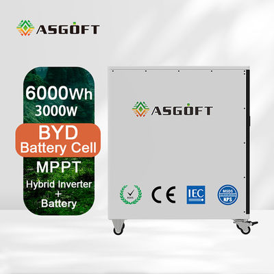 BESS Portable 6Kwh lifepo4 Battery Pack 3KW العاكس الناتج الجيل المحمول