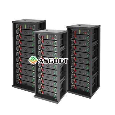 بطارية الليثيوم الحديدية عالية الجهد 15kwh-750kwh Lifepo4 51.2v 100Ah بطارية ليثيوم أيون