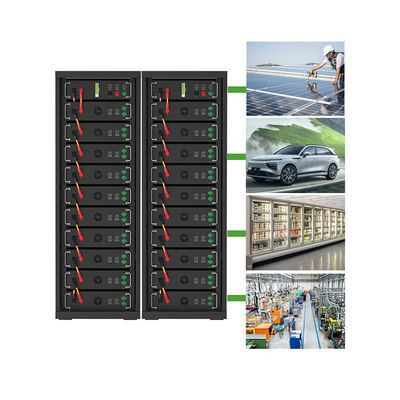 بطارية الليثيوم الحديدية عالية الجهد 15kwh-750kwh Lifepo4 51.2v 100Ah بطارية ليثيوم أيون