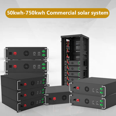 15kwh-750kwh الخزانة التجارية المرفقة نظام تخزين الطاقة الشمسية عالي الجهد