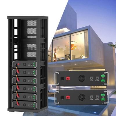 بطارية الليثيوم الحديدية عالية الجهد 15kwh-750kwh Lifepo4 51.2v 100Ah بطارية ليثيوم أيون