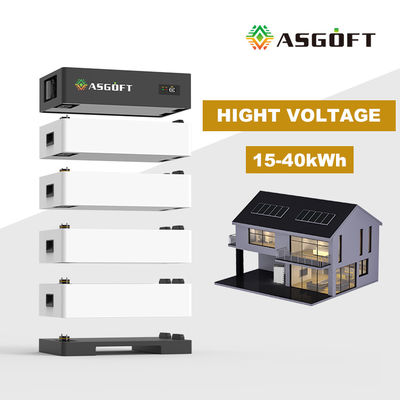 نظام بطارية شمسية 15kwh 20kwh 25kw 30kw 35kw 40kw مولد شمسي قابل للتراكم