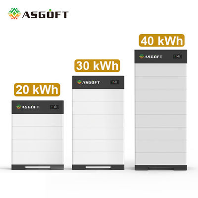 نظام بطارية شمسية 15kwh 20kwh 25kw 30kw 35kw 40kw مولد شمسي قابل للتراكم