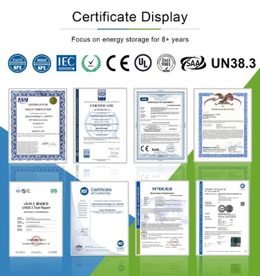 14.3kwh بطارية ليثيوم أيون قابلة للتراص 280Ah 51.2V تخزين الطاقة بطارية Lifepo4