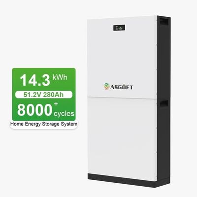 تجمع بسهولة حزمة الطاقة الشمسية DIY BMS 51.2V 280Ah 15Kwh بطارية قابلة للتراكم