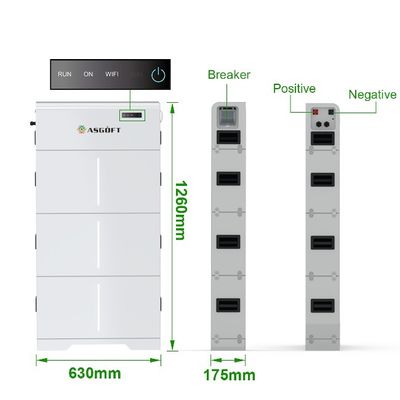 بطارية عالية الجهد LiFePO4 20kwh تخزين الطاقة بطاريات ليثيوم أيون