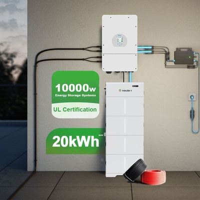 شهادة UL الاستخدام المنزلي 5kw 10kw 20kw تخزين الطاقة الشمسية الكهروضوئية بطارية الليثيوم LiFePO4