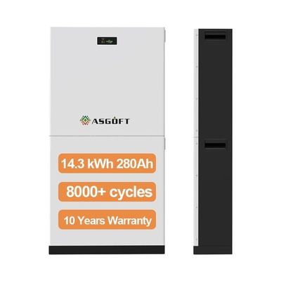 8000 دورة بطارية شمسية LiFePO4 51.2V 280Ah بطارية تخزين الطاقة 15Kwh