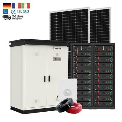 50kw 100KW مزرعة خارج الشبكة الطاقة على الشبكة بطارية نظام تخزين الطاقة الصناعية